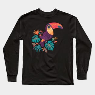 Tropical Toucan Long Sleeve T-Shirt